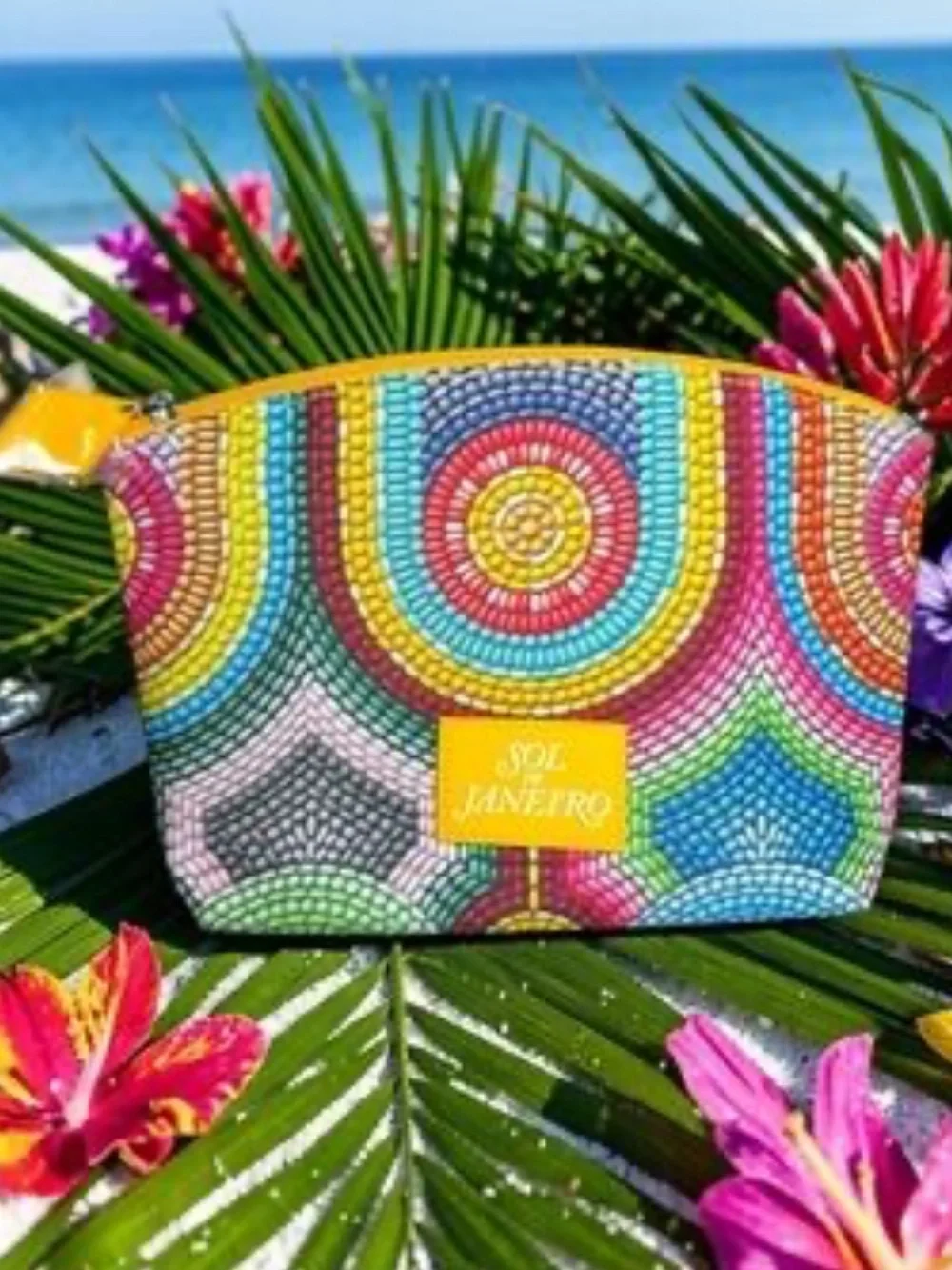 Sol de Janeiro Vibrant Multicolor Cosmetic Pouch